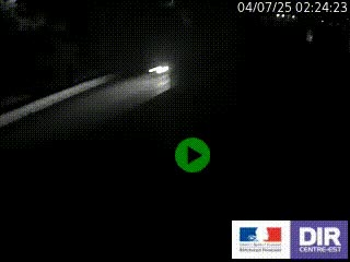 Caméra autoroutière sur l'A47 à hauteur de Givors, a proximité de Lyon. La webcam est orientée vers Lyon