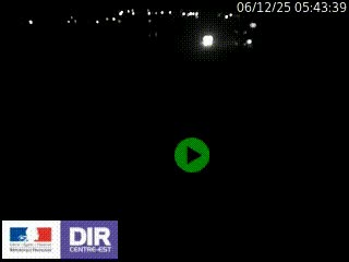 Webcam routière sur la RN6 à Auxerre, à hauteur de la sortie Monéteau, en direction de l'A6 (Gurgy)