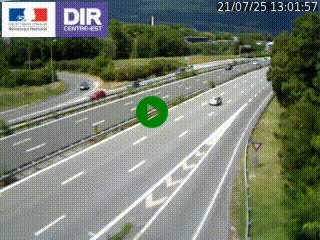 Caméra routière à hauteur de la sortie 15 Chambéry-centre au PK 4,103 en direction d'Albertville