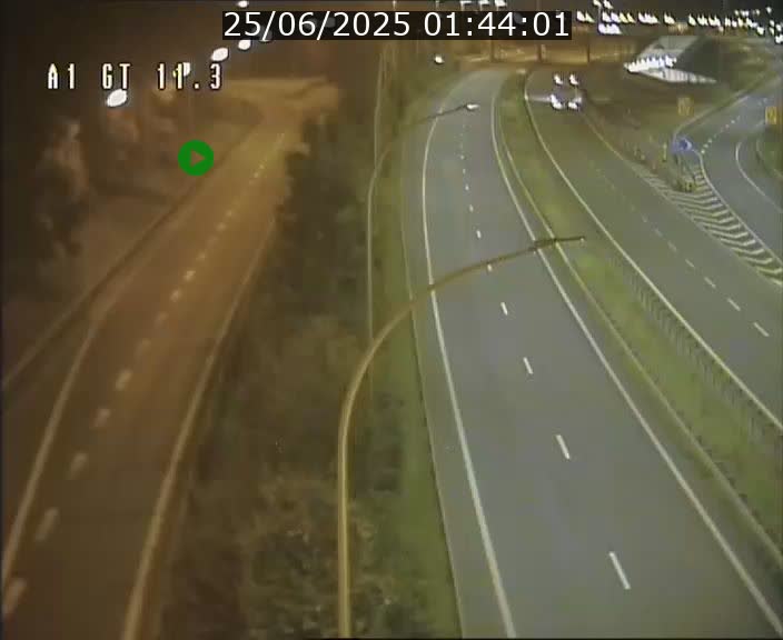 Traffic live webcam Luxembourg Senningerberg - A1 direction Allemagne - BK 11.3