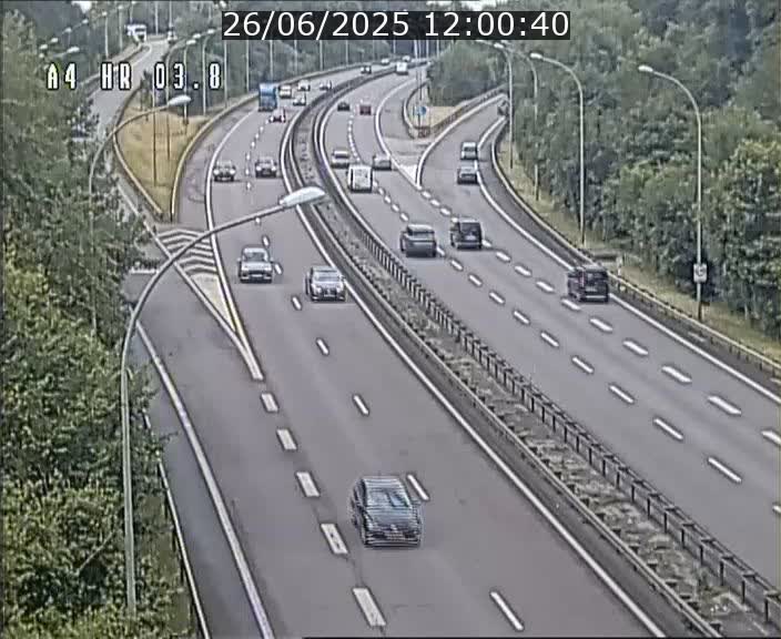 Webcam traffic A4 Luxembourg - BK 3.8 - Leudelange (direction Esch sur Alzette)