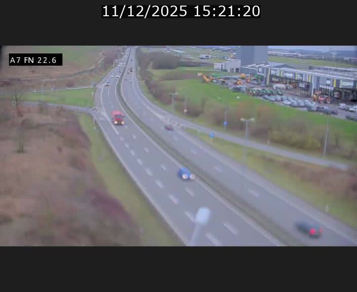 Caméra trafic Luxembourg - A7, Colmar-berg direction Mersch