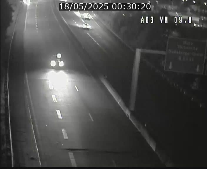 Webcam Autoroute à la Croix de Bettembourg - A3 - BK 9.9 - direction France