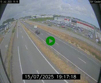 Webcam sur la N165 à hauteur de Caudan, dans le Morbihan.