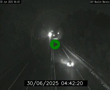 Webcam sur le périphérique de Nantes (N844) entre la Porte de Saint-Luce et la Porte d'Anjou, à l'est de la ville