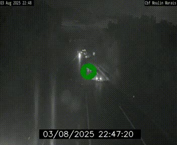 Webcam sur le périphérique de Nantes (N844) entre la Porte de Saint-Luce et la Porte d'Anjou, à l'est de la ville