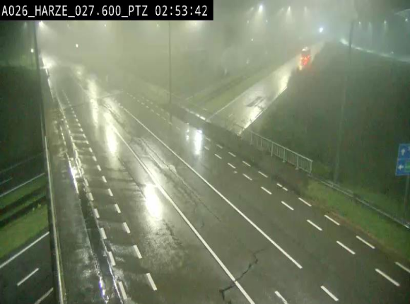 Caméra autoroute Belgique - Sougné-Remouchamps,E25 direction Luxembourg