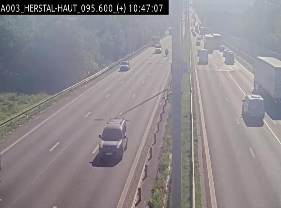 Webcam autoroute Belgique - Herstal - E40 direction Aix-la-Chapelle - BK 97