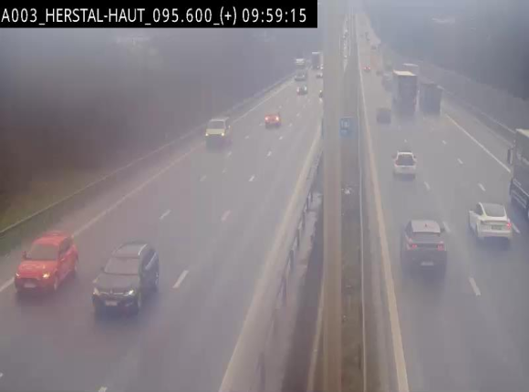 Webcam autoroute Belgique - Herstal - E40 direction Aix-la-Chapelle - BK 97