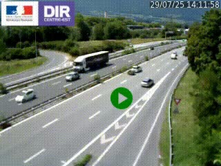 Webcam sur la Nationale 201 à hauteur de la sortie Chambéry-Nord, avant à la jonction entre l'A41 et l'A43, en direction de Lyon