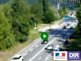 Webcam info trafic à proximité de Vizille sur la N85, au niveau du point de vue du Saut du Moine à Champagnier