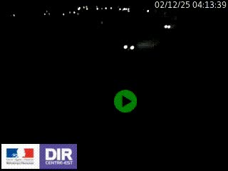 Webcam routière sur la RN6 à Auxerre, à hauteur de la sortie Monéteau, en direction de l'A6 (Gurgy)