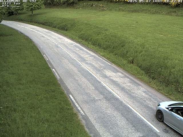 Webcam à Allarmont dans les Vosges, sur la RD392