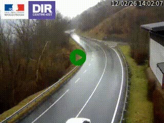Caméra trafic sur la N90 à Bourg-Saint-Maurice, en provenance d'Aoste et en direction d'Albertville