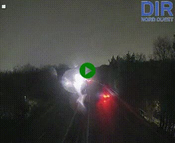 Webcam sur le périphérique de Caen (N814) à l'est de la ville, à Mondeville hauteur de la sortie 2, Presqu'île-Rives de l'Orne, au bout de l'autoroute A13