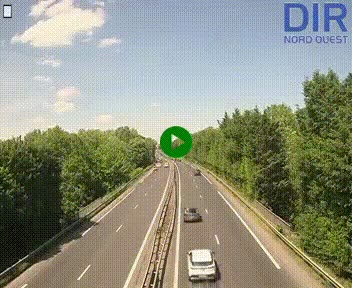 Webcam sur le périphérique de Caen (N814) à l'est de la ville, à Mondeville hauteur de la sortie 2, Presqu'île-Rives de l'Orne, au bout de l'autoroute A13