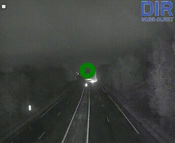 Webcam sur le périphérique de Caen (N814) à l'est de la ville, à Mondeville hauteur de la sortie 2, Presqu'île-Rives de l'Orne, au bout de l'autoroute A13