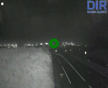 Webcam au début de l'A84 sur le périphérique Ouest de Caen (N814) à hauteur de la sortie 9, Porte de Bretagne