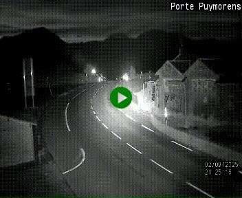 Webcam Col du Puymorens sur N320, en direction de Pas de la Casa (Andorre)