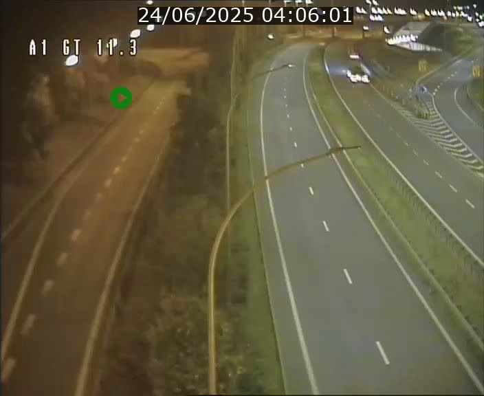 Traffic live webcam Luxembourg Senningerberg - A1 direction Allemagne - BK 11.3