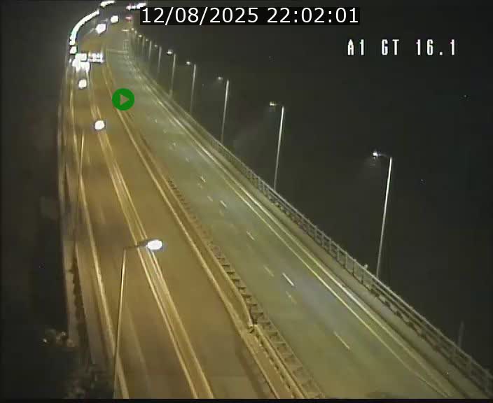 Traffic live webcam Luxembourg Niederanven - A1 direction Allemagne - BK 16.1