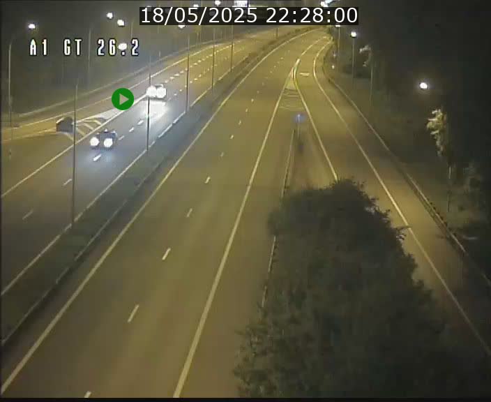 Traffic live webcam Luxembourg Grevenmacher - A1 direction Allemagne - BK 26.2