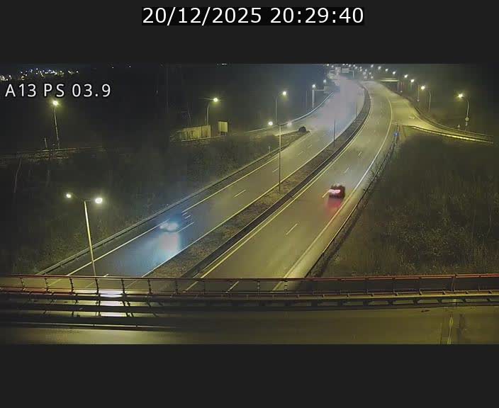 Traffic live webcam Luxembourg Differdange - A13 direction Esch-sur-Alzette - BK 3.9