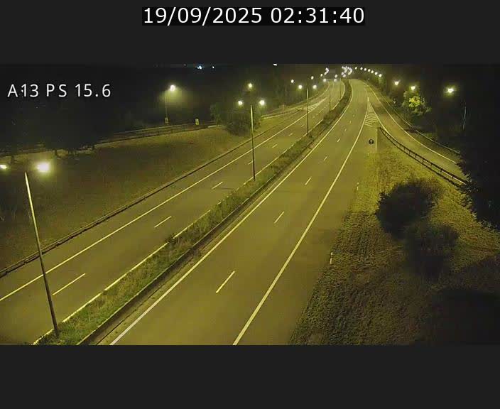Traffic live webcam Luxembourg Kayl - A13 direction Dudelange - BK 15.6