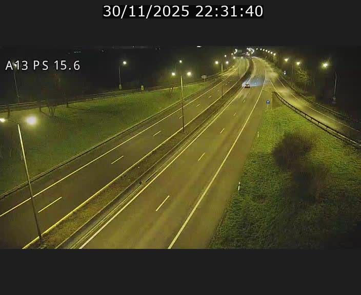Traffic live webcam Luxembourg Kayl - A13 direction Dudelange - BK 15.6