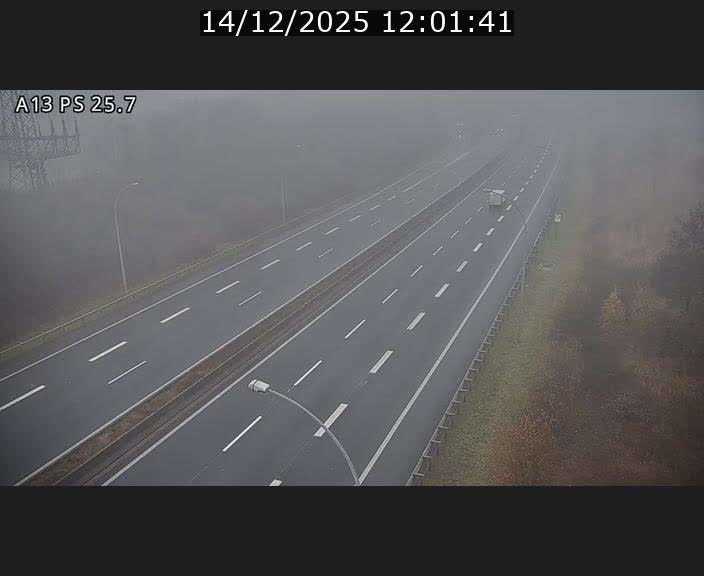 Traffic live webcam Luxembourg Frisange - A13 direction Allemagne - BK 26