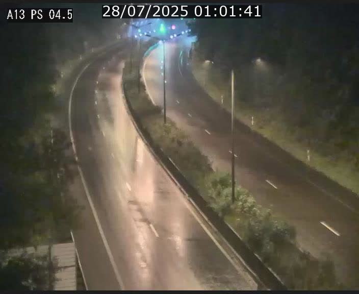 Traffic live webcam Luxembourg Differdange - A13 direction Esch-sur-Alzette - BK 4.5