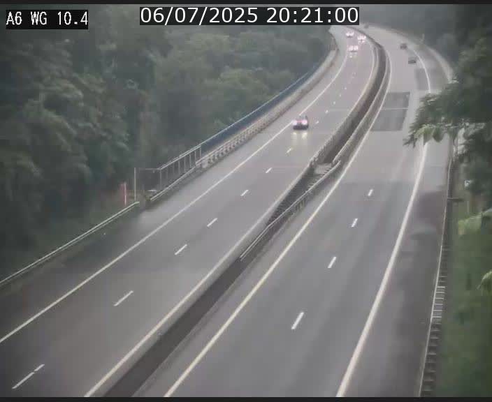 Traffic live webcam Luxembourg Mamer - A6 - BK 10.4 - direction Luxembourg/France/Allemagne