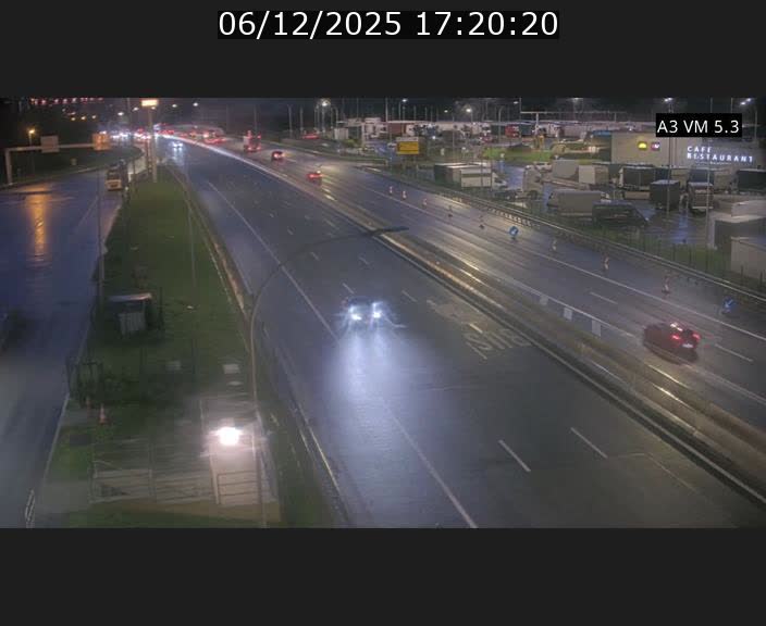 Traffic live webcam Luxembourg Aire de Berchem - A3 - BK 5 - direction France