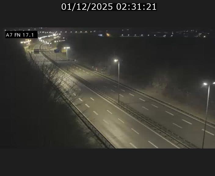 Caméra trafic Luxembourg - A7, Merscherbierg direction Mersch