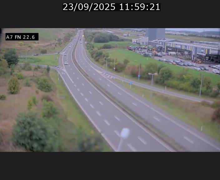 Caméra trafic Luxembourg - A7, Colmar-berg direction Mersch