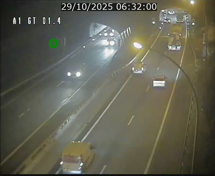 Traffic live webcam Luxembourg Hesperange - A1 direction Kirchberg - BK 1.4