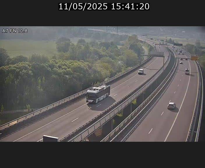 Caméra trafic Luxembourg - A7, Tunnel Gousselerbierg, sortie sud, direction rond-point Lorentzweiler (BK 10.8)