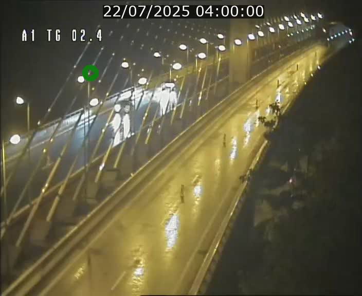 Traffic live webcam Luxembourg Sandweiler - A1 direction Luxembourg-ville - BK 2.4