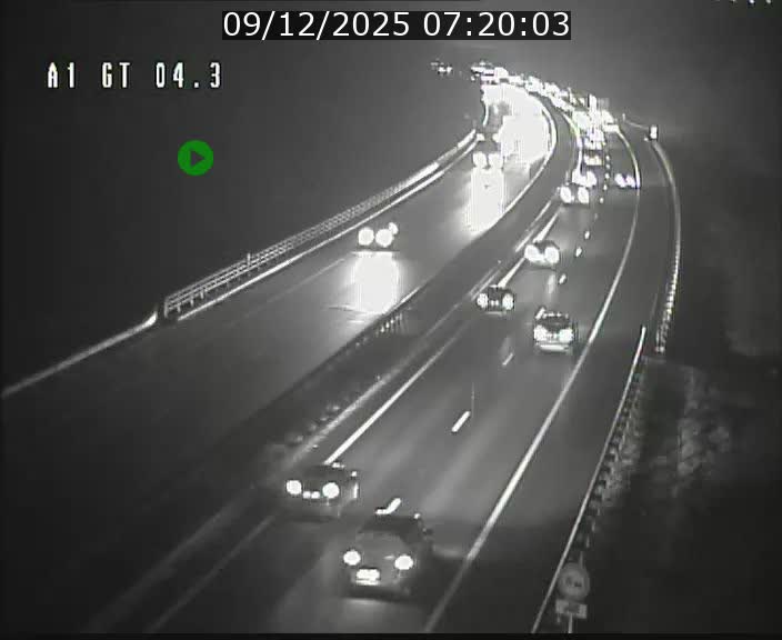 Traffic live webcam Luxembourg Itzig - A1 direction Sandweiler - BK 4.3