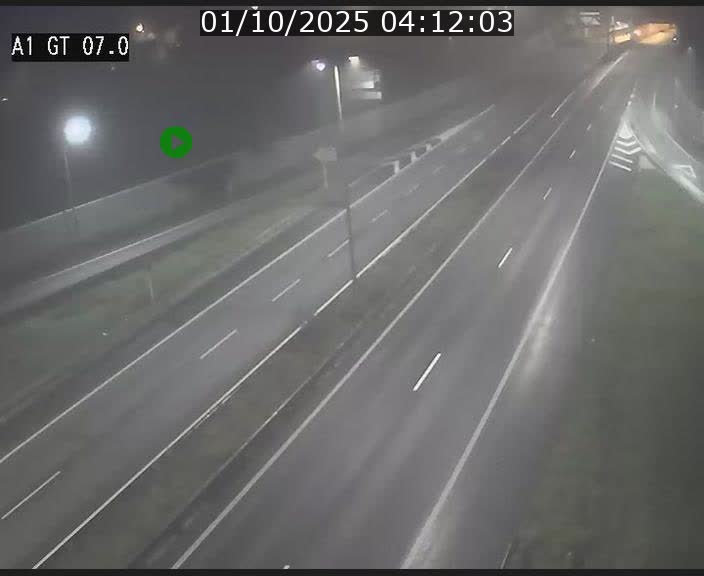 Traffic live webcam Luxembourg Cents - A1 direction Kirchberg - BK 7