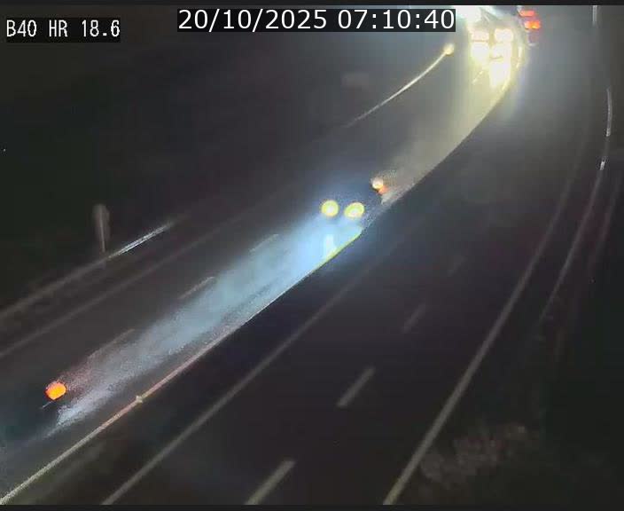 Webcam sur la route de liaison entre Micheville et Esch-Belval à la frontière entre le Luxembourg et la France. Vue orientée vers la Lorraine.