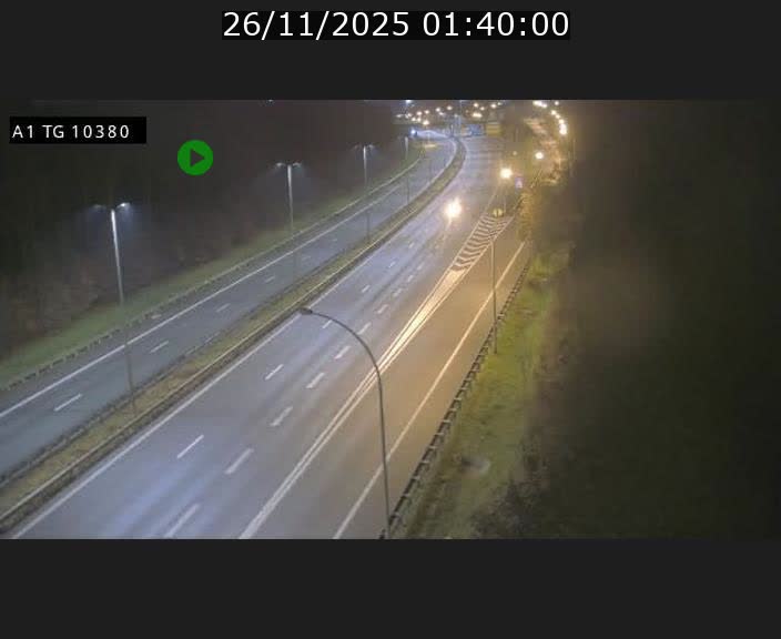 Traffic live webcam Luxembourg Senningerberg - A1 direction Luxembourg Kirchberg - BK 10.3