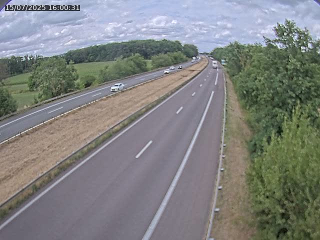 Caméra autoroute France - A31, Fey direction Metz