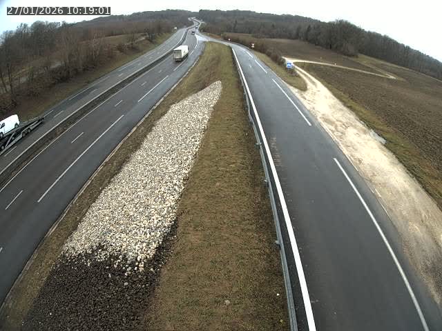 Webcam trafic à la Houpette, sur la Nationale 4 (N4) dans la commune de Rupt-aux-Nonains