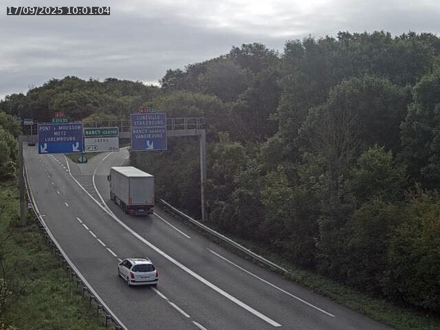 Caméra autoroute France - Biffurcation A31/A33, Laxou direction Nancy