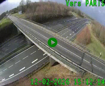 Clone of Caméra routière sur l'autoroute A20 au nord de Limoges, à la jonction avec la N520. Vue orientée vers Paris