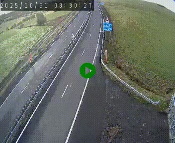 Caméra autoroute A75 à hauteur du col de la Fageole en direction de Clermont-Ferrand