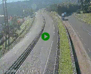 Caméra autoroute A75 à hauteur du col du rocher blanc en direction de Montpellier