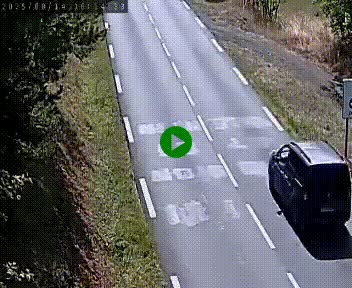 Caméra routière France - N102, au niveau du col de Montmirat à Saint-Etienne-du-Valdonnez à 1039 mètres d'altitude