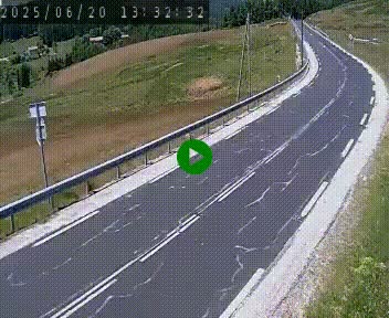 Webcam routière au niveau du col de la Chavade en Ardèche, sur la N102 à 1266 mètres d'altitude